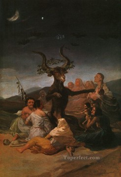  goya - Witches Sabbath Romantic modern Francisco Goya